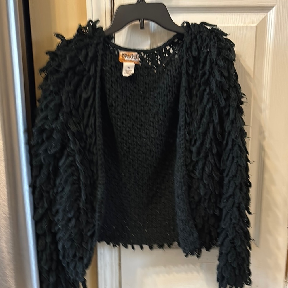 Chunky Knit Black Sweater